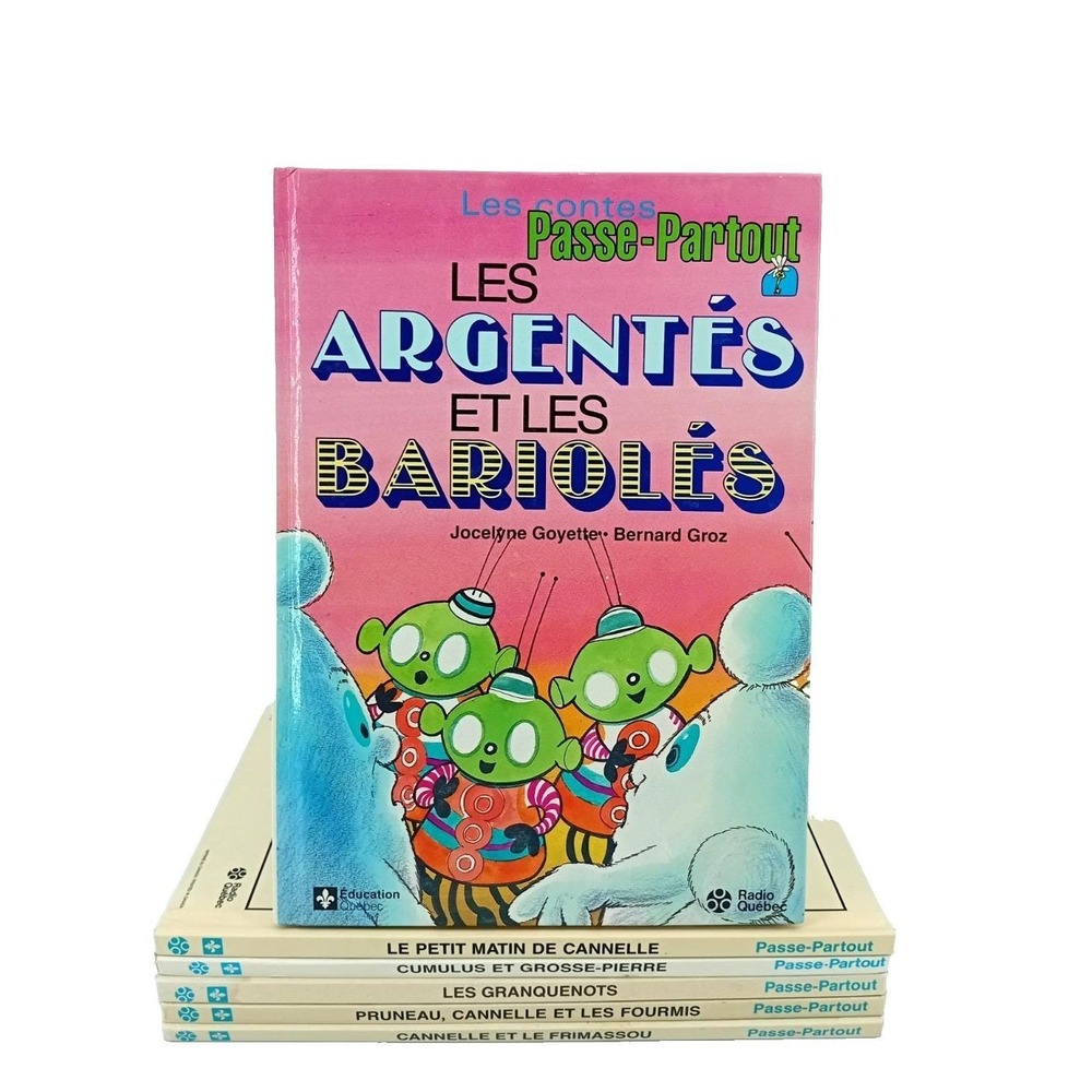 Lot of 6 Passe-Partout French‎ Children's Books Kids Reading Set